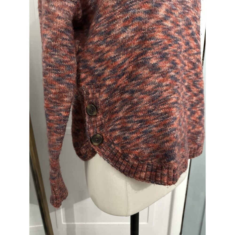 Madewell Space Dye Birchmont Side Button Pullover Sweater XXS - Picture 7 of 11